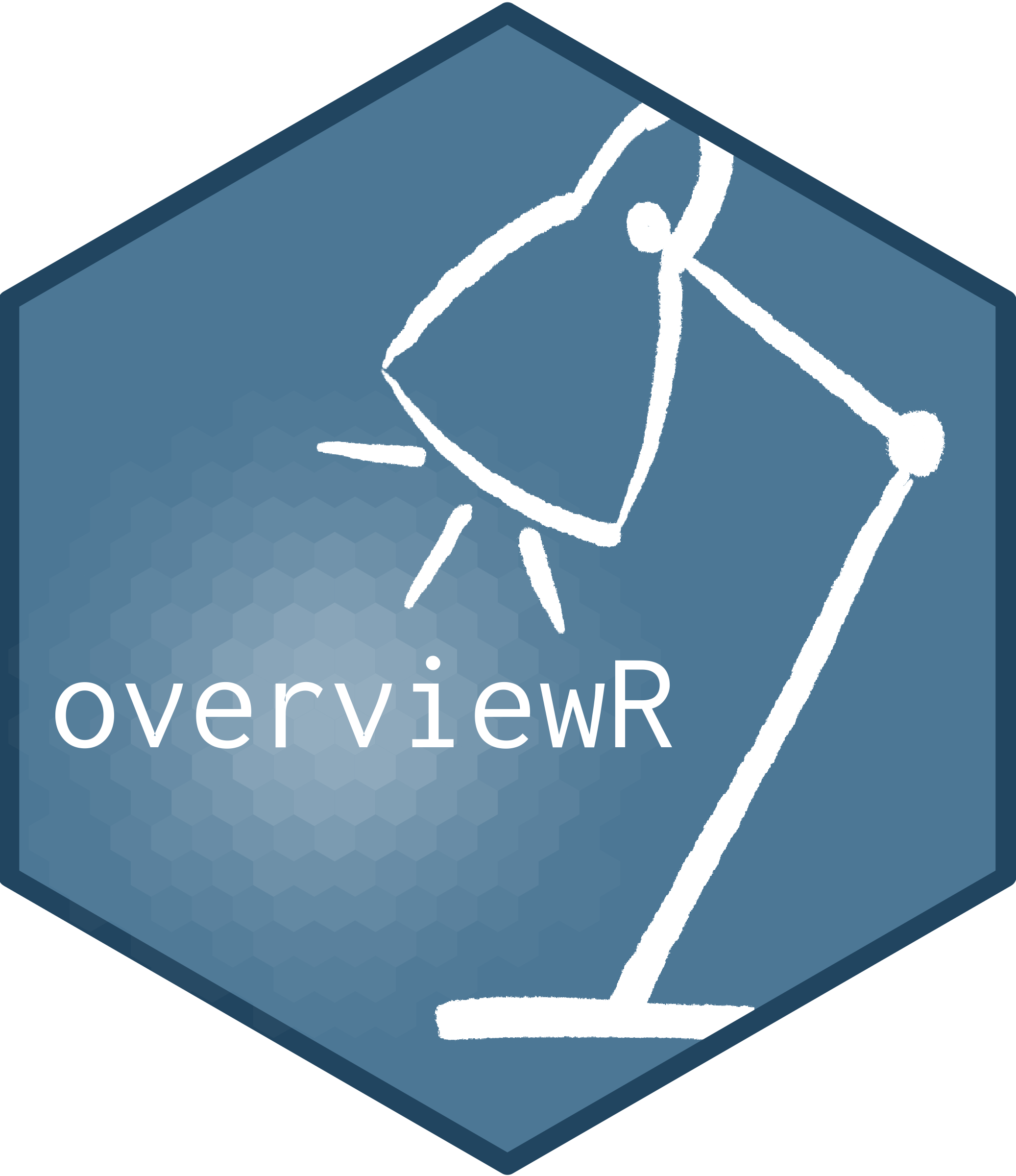 overviewR hex sticker