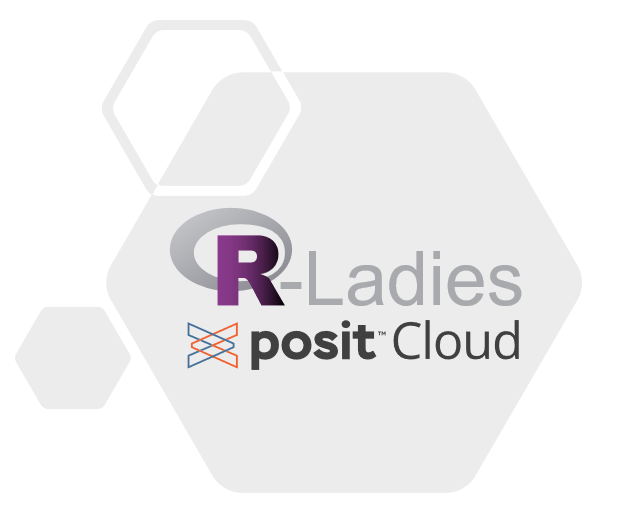 R-Ladies and Posit Cloud logos